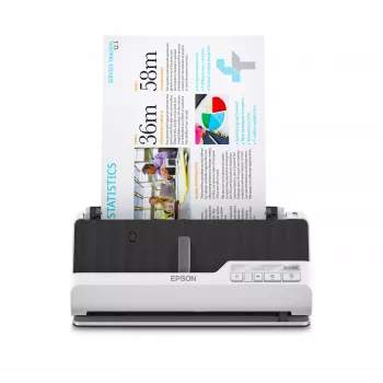 Epson DS-C490 ADF + Digitalizador de alimentação 600 x 600 DPI A4 preto, branco