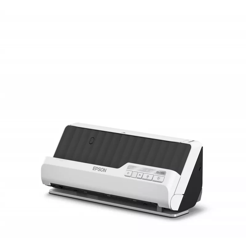 Epson DS-C490 ADF + Digitalizador de alimentação 600 x 600 DPI A4 preto, branco