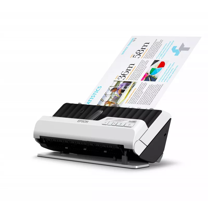Epson DS-C490 ADF + Digitalizador de alimentação 600 x 600 DPI A4 preto, branco