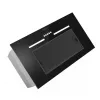 Exaustor de encastrar CANDY CPY5MBG, 520 mm, 298 m³/h, vidro preto, extração/recirculação