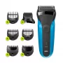 Máquina de barbear elétrica Braun Series 3 310BT – máquina de barbear com lâmina húmida e seca com acessórios de aparador de barba