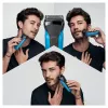 Máquina de barbear elétrica Braun Series 3 310BT – máquina de barbear com lâmina húmida e seca com acessórios de aparador de barba