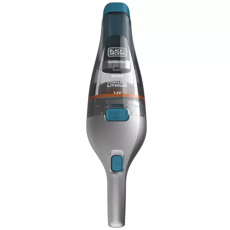 Black & Decker NVC215WA-QW DustBuster aspirador de mão sem fios, capacidade de pó 0,3 l, 1500 mAh de iões de lítio, filtro lavável, azul/cinzento