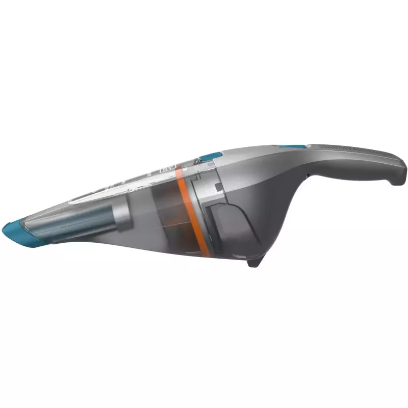 Black & Decker NVC215WA-QW DustBuster aspirador de mão sem fios, capacidade de pó 0,3 l, 1500 mAh de iões de lítio, filtro lavável, azul/cinzento