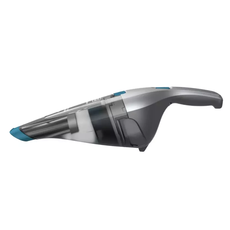 Black & Decker NVC215WA-QW DustBuster aspirador de mão sem fios, capacidade de pó 0,3 l, 1500 mAh de iões de lítio, filtro lavável, azul/cinzento
