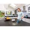 Black & Decker NVC215WA-QW DustBuster aspirador de mão sem fios, capacidade de pó 0,3 l, 1500 mAh de iões de lítio, filtro lavável, azul/cinzento