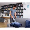 Black & Decker NVC215WA-QW DustBuster aspirador de mão sem fios, capacidade de pó 0,3 l, 1500 mAh de iões de lítio, filtro lavável, azul/cinzento