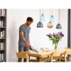 Black & Decker NVC215WA-QW DustBuster aspirador de mão sem fios, capacidade de pó 0,3 l, 1500 mAh de iões de lítio, filtro lavável, azul/cinzento
