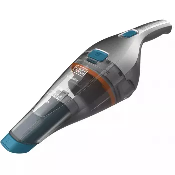 Black & Decker NVC215WA-QW DustBuster aspirador de mão sem fios, capacidade de pó 0,3 l, 1500 mAh de iões de lítio, filtro lavável, azul/cinzento
