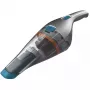 Black & Decker NVC215WA-QW DustBuster aspirador de mão sem fios, capacidade de pó 0,3 l, 1500 mAh de iões de lítio, filtro lavável, azul/cinzento