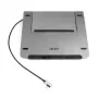 Suporte para portátil Acer HP.DSCAB.012 para portáteis de 11,6–15,6 polegadas, prateado, 270×45×300 mm, 0,821 kg