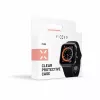 Película protetora FIXED para Apple Watch 45mm Série 8 – policarbonato transparente com cobertura total do ecrã