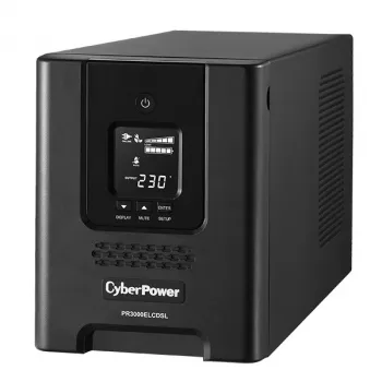 UPS (fonte de alimentação ininterrupta) CyberPower PR3000ELCDSL Line-Interactive 3 kVA 2700 W 9 tomadas AC