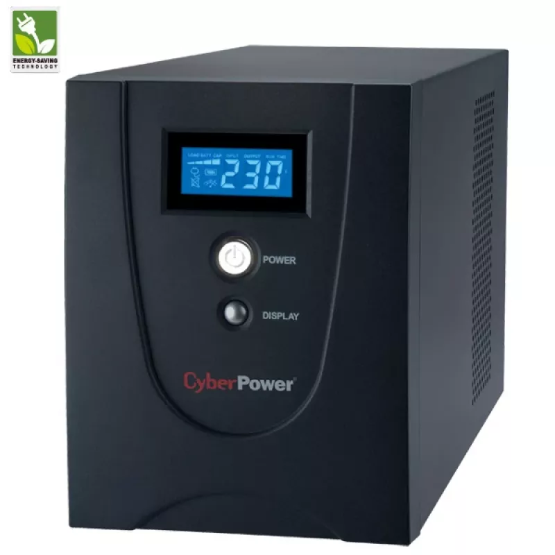 CyberPower Value2200EILCD UPS line-interactive, 2200 VA (2,2 kVA), 1320 W, 6x IEC C13, AVR, LCD, USB, torre, 230 V