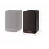 Altifalantes de estante Sharp 2 vias castanho com fios e sem fios 60 W