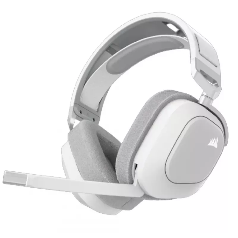 Headset gaming CORSAIR HS80 MAX – sem fios – branco