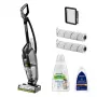 Bissell CrossWave Hydrosteam Pet Pro aspirador com bateria AC aspirador de líquidos e pós sem saco 0 L 1100 W preto, prateado