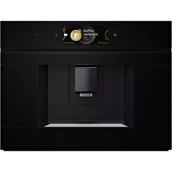 Bosch Serie 8 CTL7181B0 máquina de café automática de encastrar, 19 bar, 1500 W, depósito de água de 2,4 l, depósito de grãos de 500 g, depósito de leite integrado, Home Connect, preta