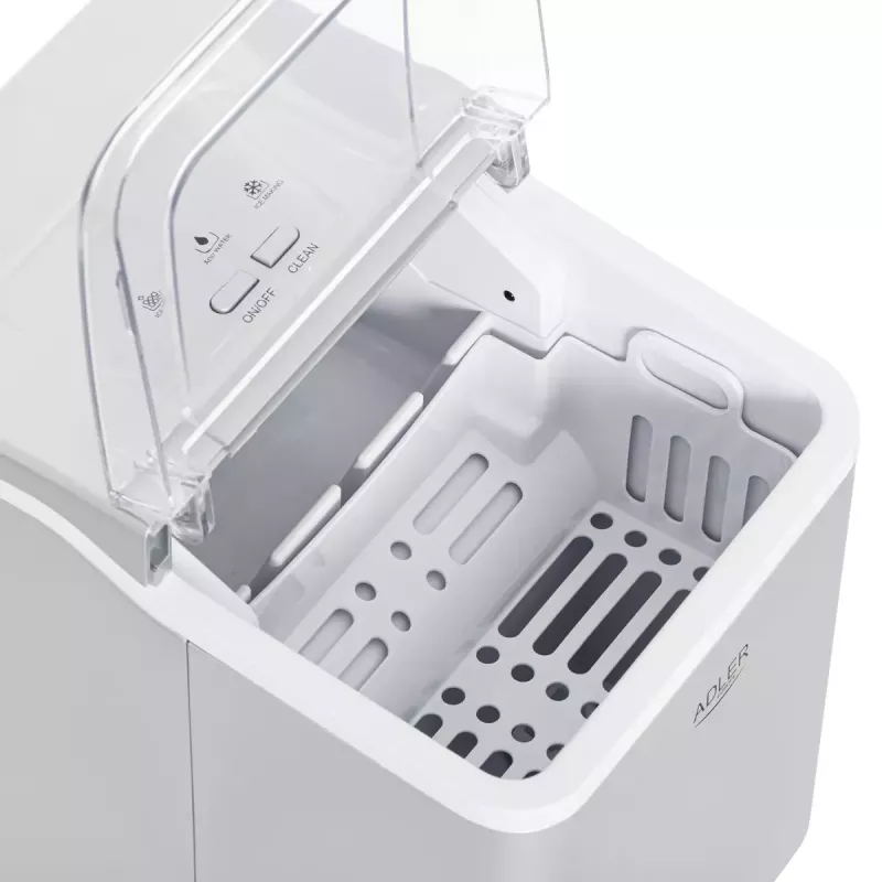 Máquina de fazer gelo Adler AD 8086 Potência 100 W prateada