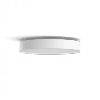 Philips Hue White ambience Enrave candeeiro de teto grande, candeeiro de teto inteligente, Bluetooth, branco, LED, metal, lâmpadas não substituíveis