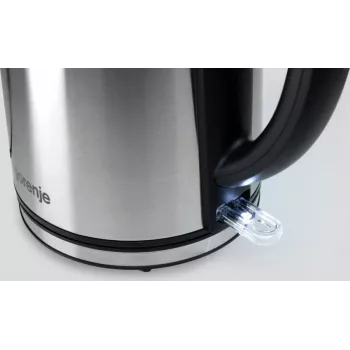Gorenje K15DWS Chaleira 1,5 l 2200 W preta, aço inoxidável