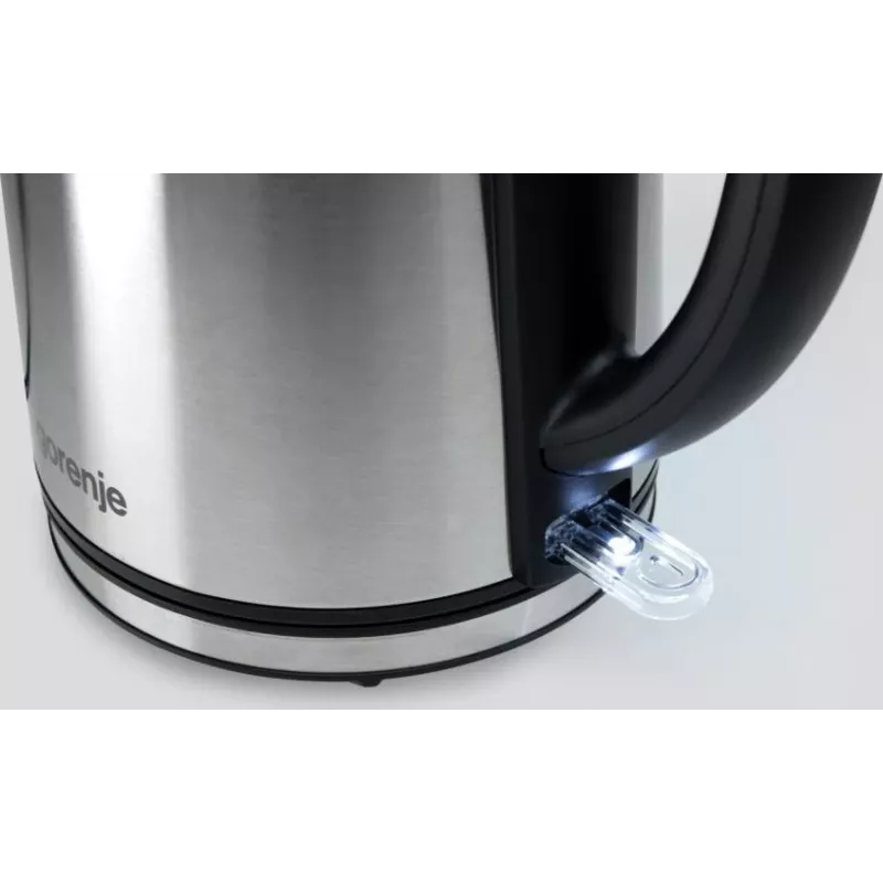 Gorenje K15DWS Chaleira 1,5 l 2200 W preta, aço inoxidável