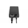 DIGITUS Splitter Gigabit PoE+, 10/100/1000 Mbit/s, 24 W Entrada: 802.3at PoE, Saída: 5V/2A, 9V/2A, 12V/2A, caixa de plástico, preto