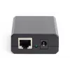 DIGITUS Splitter Gigabit PoE+, 10/100/1000 Mbit/s, 24 W Entrada: 802.3at PoE, Saída: 5V/2A, 9V/2A, 12V/2A, caixa de plástico, preto