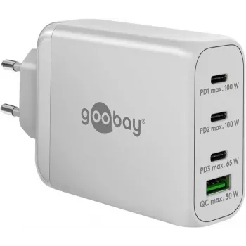 Goobay Carregador 65556 Interior Carregador rápido AC para portátil smartphone