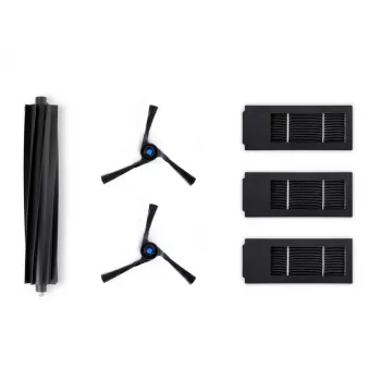 Kit de acessórios Ecovacs DKT060099 para aspirador robô Preto 6 unid.