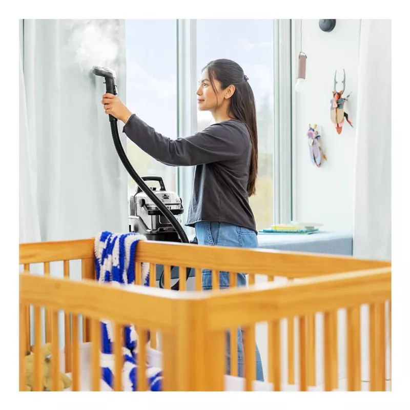 Bissell SpotClean Hydrosteam Pro Limpador a vapor cilíndrico 1,9 L 1000 W Preto, Cobre, Transparente