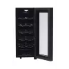 Frigorífico de vinho termoelétrico Adler AD 8083 — 12 garrafas, independente, preto, 33 L, 12–18 °C