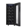 Frigorífico de vinho termoelétrico Adler AD 8083 — 12 garrafas, independente, preto, 33 L, 12–18 °C