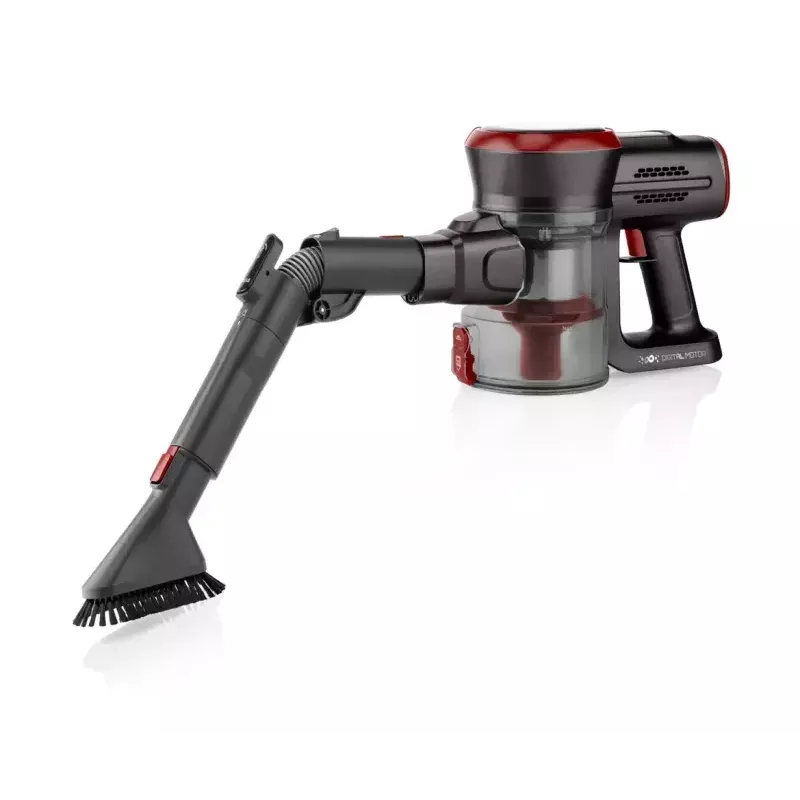 Aspirador de mão ETA ETA223390000 Fenix — sem fios 25,2 V, até 40 min. de autonomia, cinzento/vermelho