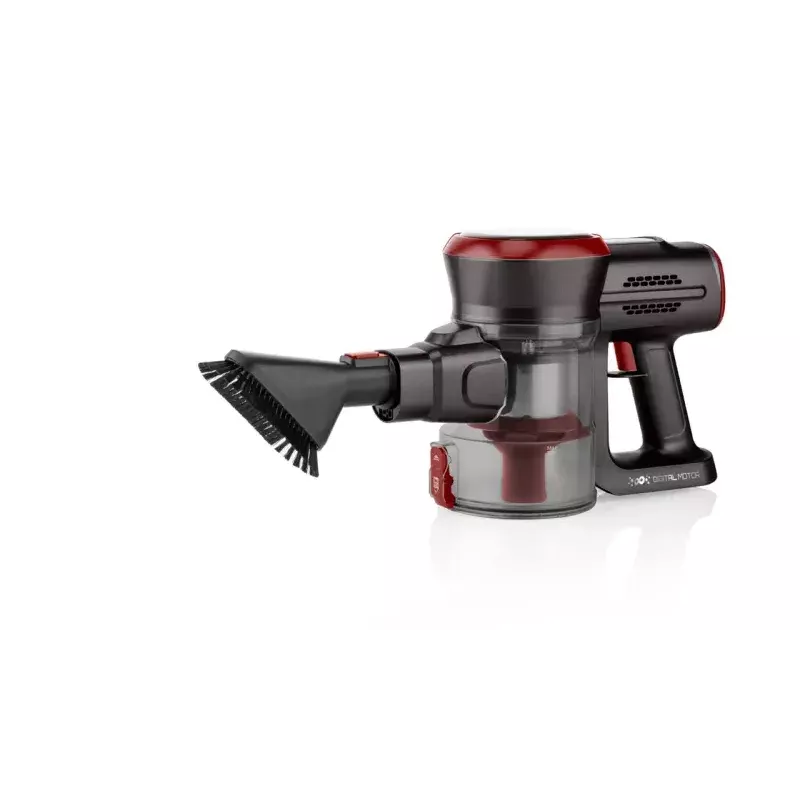 Aspirador de mão ETA ETA223390000 Fenix — sem fios 25,2 V, até 40 min. de autonomia, cinzento/vermelho