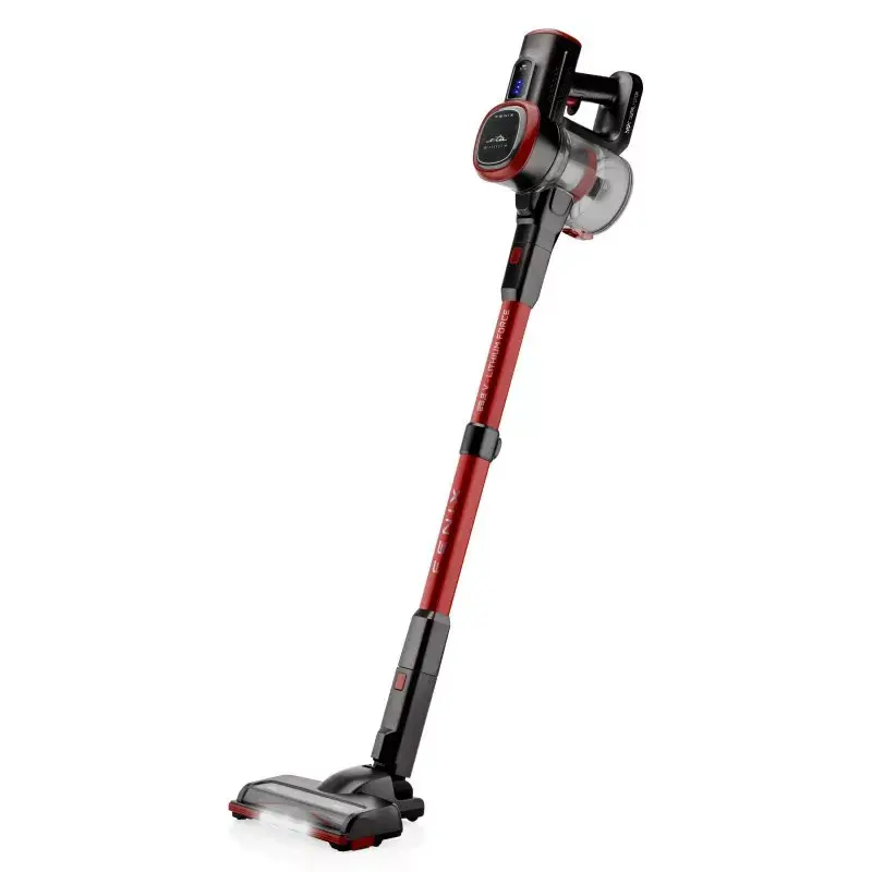 Aspirador de mão ETA ETA223390000 Fenix — sem fios 25,2 V, até 40 min. de autonomia, cinzento/vermelho