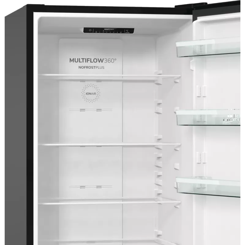 Gorenje NRK6202EBXL4 Frigorífico combinado independente 331 L Preto