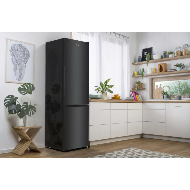 Gorenje NRK6202EBXL4 Frigorífico combinado independente 331 L Preto
