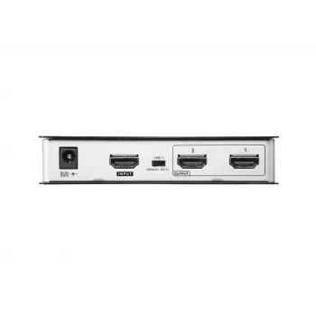 ATEN Splitter HDMI 2 portas True 4K a 60 Hz (4:4:4), HDMI, 2x HDMI, 4096 x 2160 píxeis, Preto, Metal, 4K Ultra HD