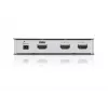 ATEN VS182A splitter de áudio/vídeo HDMI True 4K de 2 portas, 1x entrada HDMI, 2x saídas HDMI, 4K x 2K, HDCP 1.4, preto