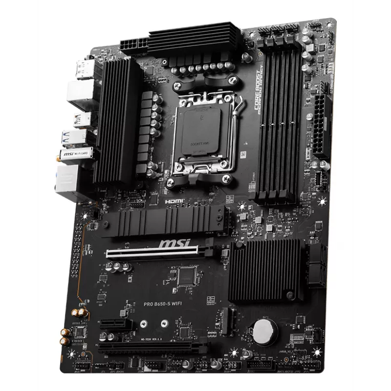 MSI PRO B650-S WIFI Motherboard AMD B650 Socket AM5 ATX