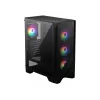 Caixa para PC MSI MAG FORGE 120A AIRFLOW Midi-Tower — Preto, Vidro temperado, Mesh, 3 ventoinhas frontais de 120 mm, 2 ventoinhas superiores de 120 mm, suporte ATX