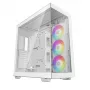 DeepCool CH780 WH caixa Full Tower para gaming, E-ATX, janela lateral de vidro temperado, sem fonte de alimentação, branca