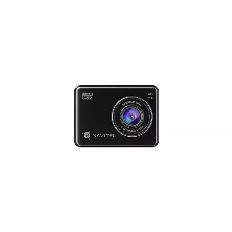 Dashcam Navitel R9 Dual Full HD Wi-Fi Bateria Preto