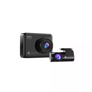 Dashcam Navitel R9 Dual Full HD Wi-Fi Bateria Preto