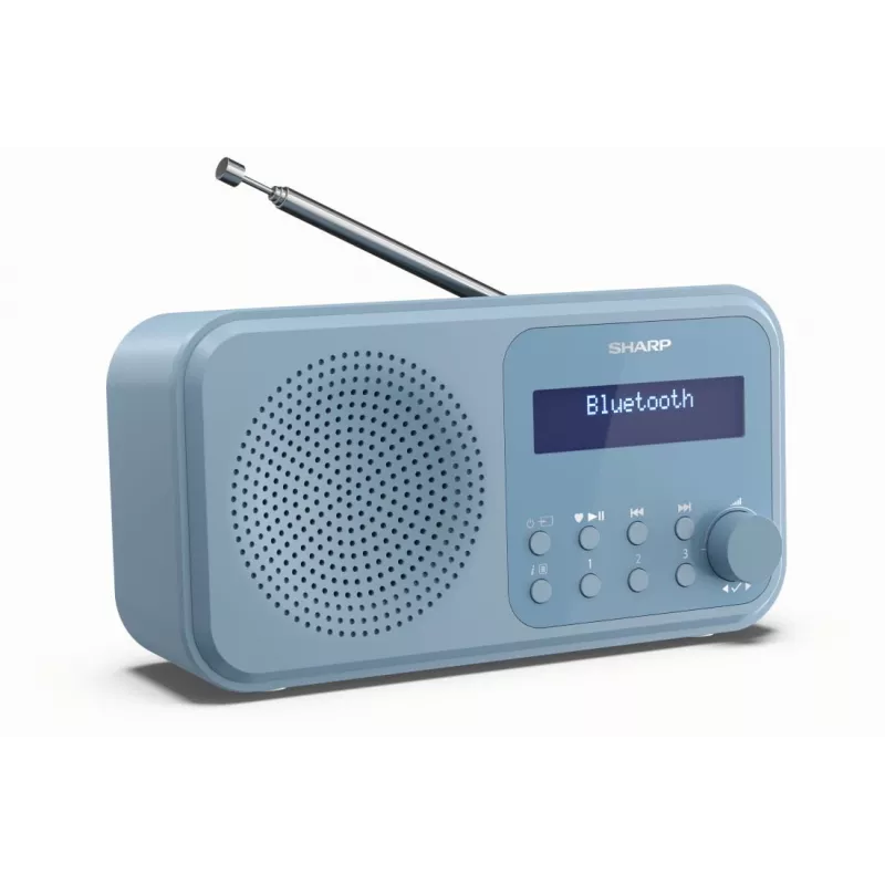 Sharp DR-P420(BL) Tokyo Rádio digital portátil, Portátil, Digital, DAB, DAB+, FM, Procura automática, Sintonização automática, 2 W, AAC