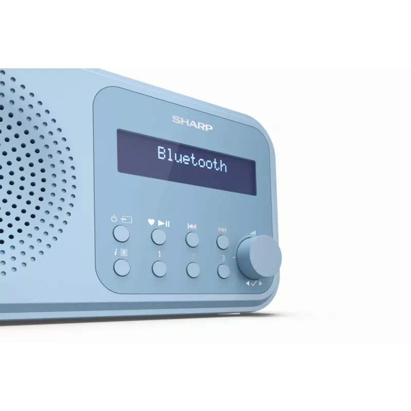 Sharp DR-P420(BL) Tokyo Rádio digital portátil, Portátil, Digital, DAB, DAB+, FM, Procura automática, Sintonização automática, 2 W, AAC