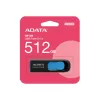 ADATA UV128 AUV128-512G-RBE pen USB 512 GB, USB-A 3.2 Gen 1, deslizante, preta/azul
