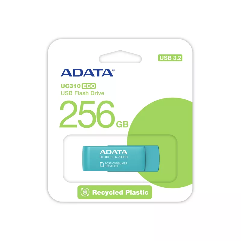 Pen USB ADATA UC310 ECO 256 GB USB Type-A 3.2 Gen 1 (3.1 Gen 1) verde