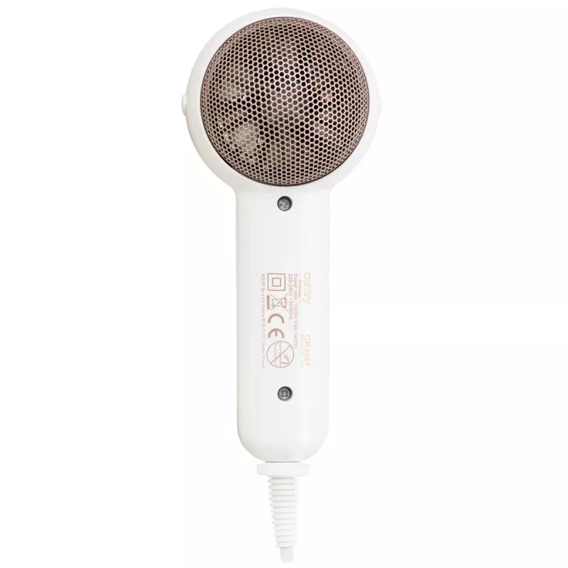 Camry CR 2257 secador de cabelo, 1400 W, 1 definição de temperatura, branco